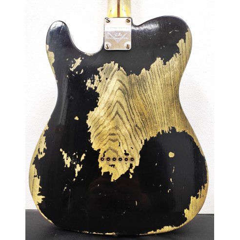 FENDER '51 TELE SUPER HEAVY RELIC AGED BLACK SH...