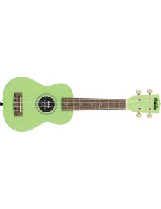 Kala UK-GRASSHOPPER - \'\'Solid Color\'\' - ukulele soprano Grasshopper - verde acido - c/borsa