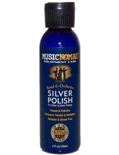 MUSIC NOMAD SILVER POLISH PLATING WIND 120 ML.