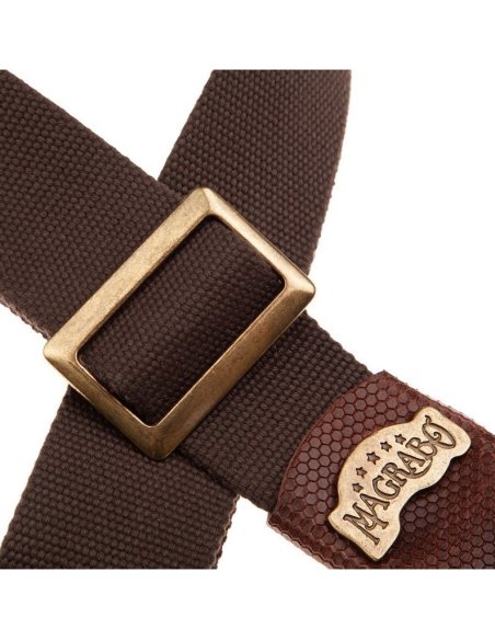 MAGRABO' STRIPE SC COTTON MARRONE 5CM TERMINALI TWINKLE MARRONE SCURO