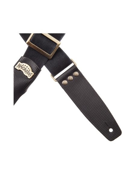 MAGRABO' STRIPE SC COTTON WASHED NERO 5CM TERMINALI TWINKLE NERO