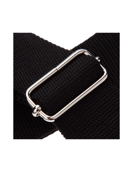 MAGRABO' STRIPE SC ENTRY NERO 5CM TERMINALI NERO FIBBIA ARGENTO