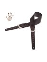 MAGRABO' TWIN BUCKLE TC CORE NERO 7cm FIBBIE CLASSIC ARGENTO