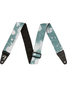 FENDER STRAP TYE DYE ACID WASH TEAL