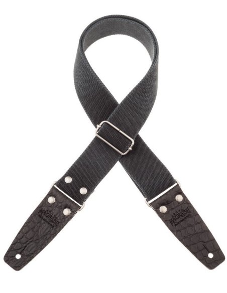 MAGRABO' STRIPE SC ENTRY OLDED NERO 5CM TERMINALI EMBOSS. COCCO PROS NERO
