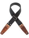 MAGRABO' STRIPE SC ENTRY OLDED NERO 5CM TERMINALI EMBOSS. COCCO PROS MARRONE
