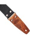 MAGRABO' STRIPE SC ENTRY OLDED NERO 5CM TERMINALI EMBOSS. COCCO PROS MARRONE