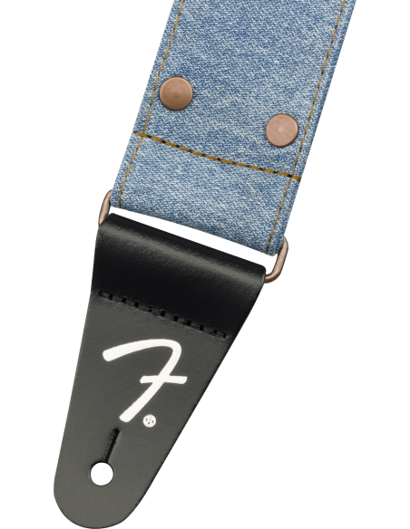 FENDER STRAP X WRANGLER WASHED LIGHT INDIGO