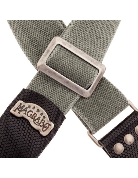 MAGRABO' STRIPE SC COTTON WASHED GRIGIO 5 CM TERMINALI TWINKLE NERO