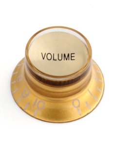 HOSCO KNRV2I-GG REFLECTOR KNOBS VOLUME GOLD 2 PCS