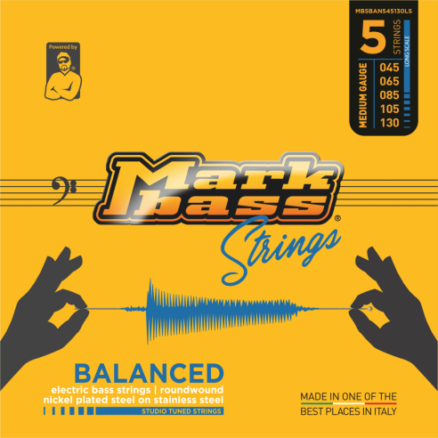 MARK BASS BALANCED NICKEL 45-130 5 STRINGS
