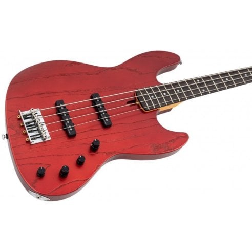 MARCUS MILLER V6-4 SANDBLASTED CANDY APPLE RED