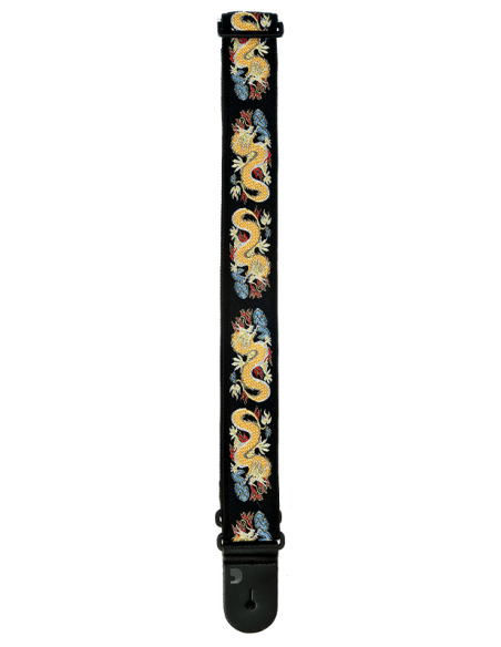 D'ADDARIO STRAP BLACK DRAGON