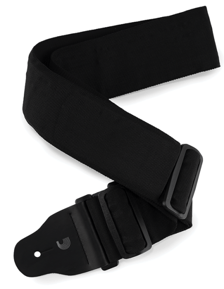 D'ADDARIO STRAP BASS GUITAR BLACK