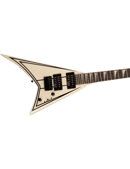 JACKSON JS1X RR MINION VINTAGE WHITE W/BLACK BEVELS
