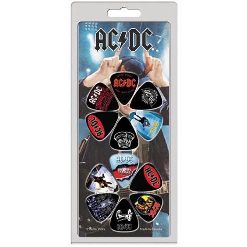 PERRI'S LP12-ACDC1 12 PLETTRI AC/DC