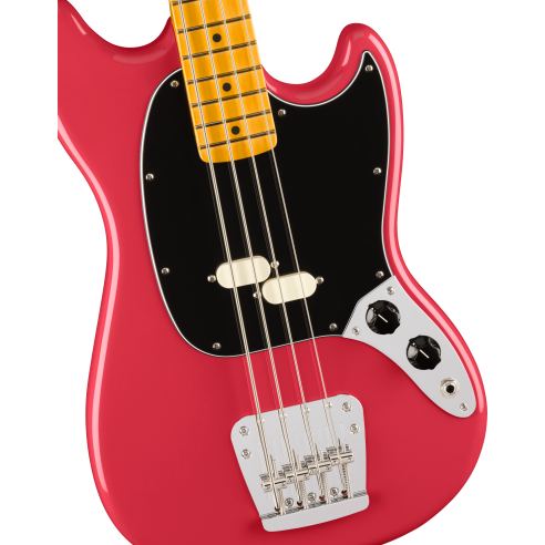 FENDER AM PRO CLASSIC MUSTANG FADED DAKOTA RED MN