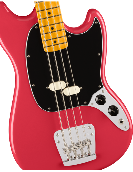 FENDER AM PRO CLASSIC MUSTANG FADED DAKOTA RED MN