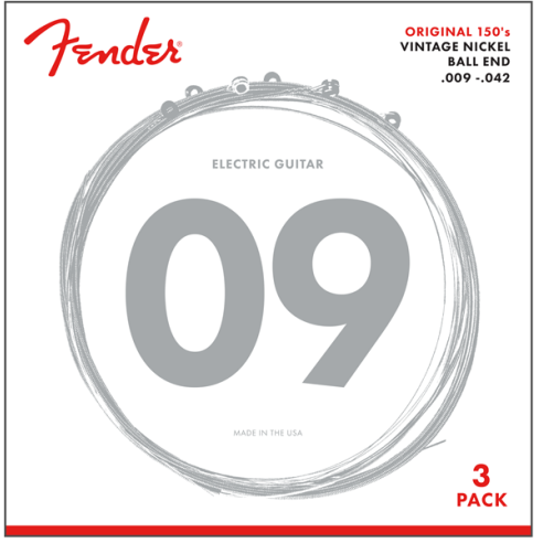 FENDER 150L 9-42 3 PACK