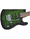 CHARVEL MJ SAN DIMAS S1 HSH FR PF QM TRASPARENT GREEN BURST
