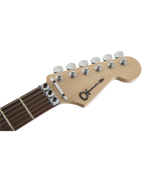 CHARVEL MJ SAN DIMAS S1 HSH FR PF QM TRASPARENT GREEN BURST