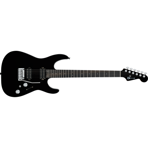 CHARVEL PRO MOD PLUS DK24 E HH  2PTE RAVEN BLACK