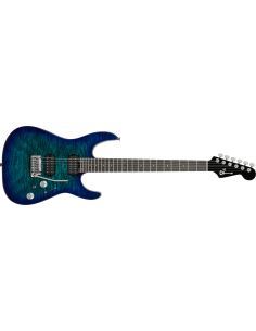 CHARVEL PRO MOD PLUS DK24 E HH 2PT QM CHLORINE BURST