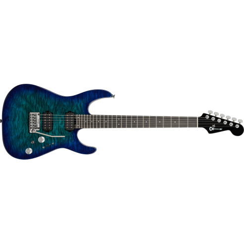 CHARVEL PRO MOD PLUS DK24 E HH 2PT QM CHLORINE BURST