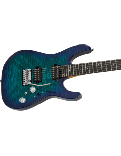 CHARVEL PRO MOD PLUS DK24 E HH 2PT QM CHLORINE BURST 2