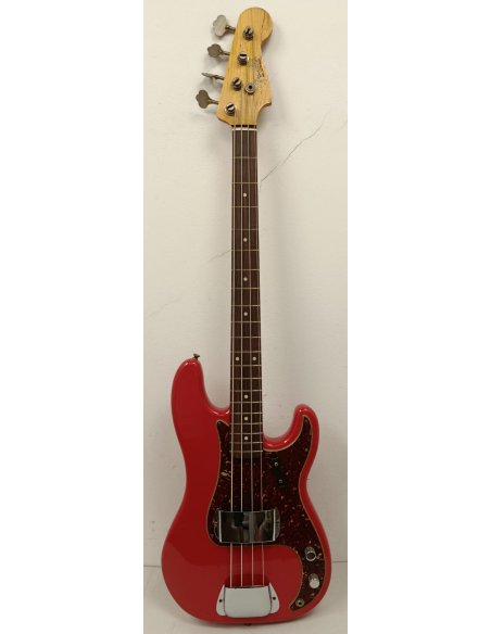 FENDER P BASS LTD 60 JOURNEYMAN RELIC FIESTA RED