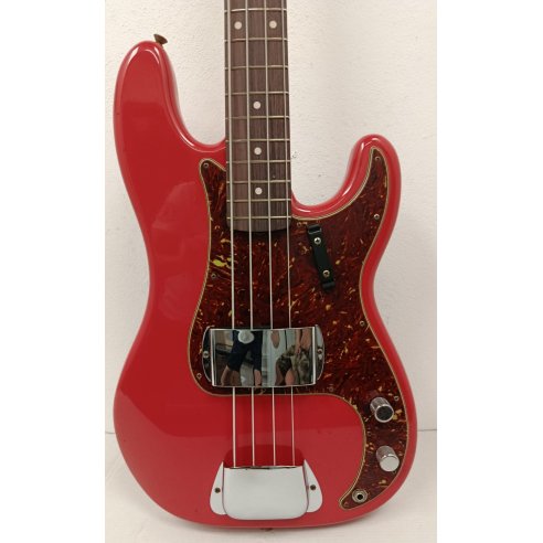 FENDER P BASS LTD 60 JOURNEYMAN RELIC FIESTA RED