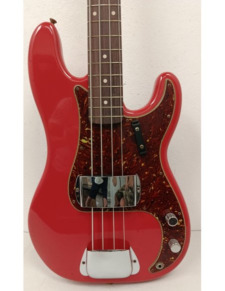 FENDER P BASS LTD 60 JOURNEYMAN RELIC FIESTA RED