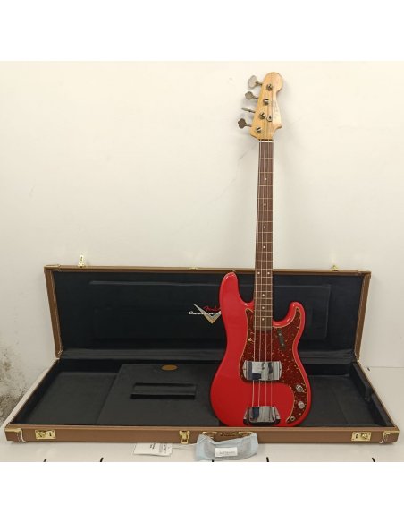 FENDER P BASS LTD 60 JOURNEYMAN RELIC FIESTA RED