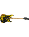 EVH LTD STRIPED SERIES FRANKIE RELIC AGED BLACK AND YELLOW