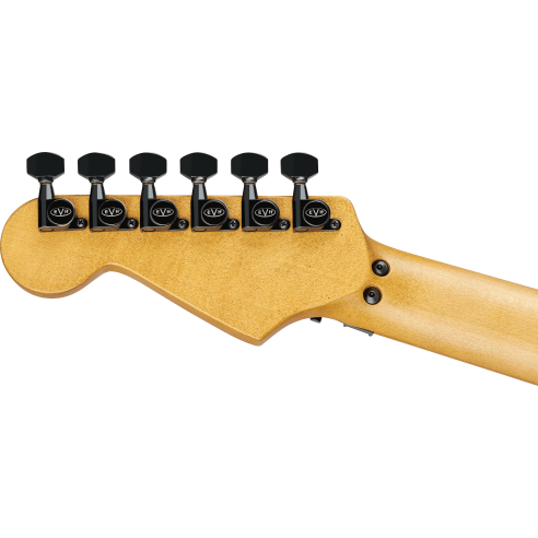 EVH LTD STRIPED SERIES FRANKIE RELIC AGED BLACK AND YELLOW