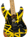 EVH LTD STRIPED SERIES FRANKIE RELIC AGED BLACK AND YELLOW
