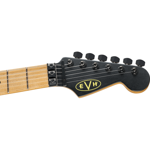 EVH LTD STRIPED SERIES FRANKIE RELIC AGED BLACK AND YELLOW