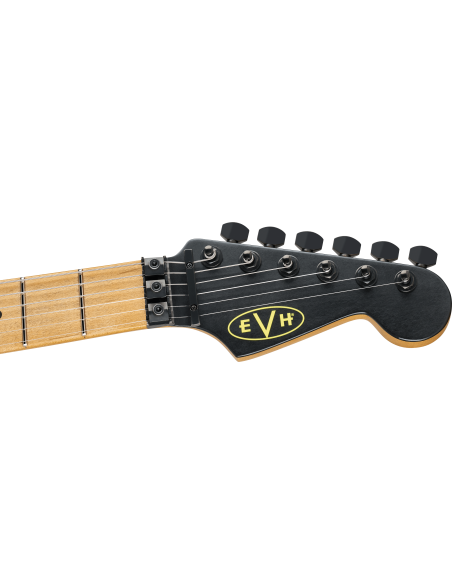 EVH LTD STRIPED SERIES FRANKIE RELIC AGED BLACK AND YELLOW