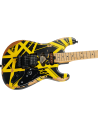 EVH LTD STRIPED SERIES FRANKIE RELIC AGED BLACK AND YELLOW