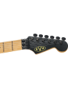 EVH LTD STRIPED SERIES FRANKIE RELIC AGED BLACK AND YELLOW