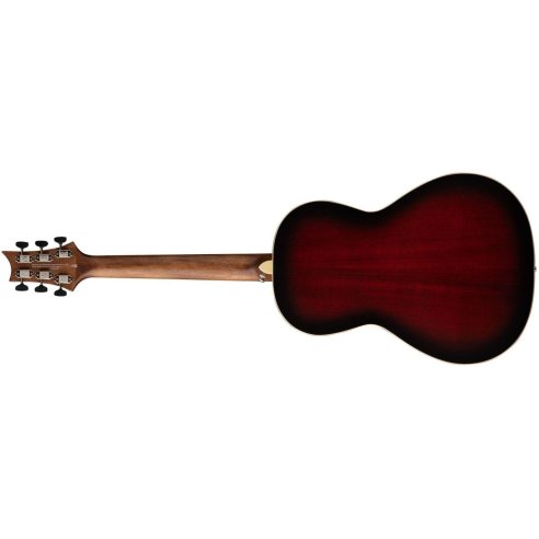 PRS SE PARLOR 20 PIEZO FIRE RED BURST GLOSS TOP