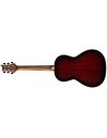 PRS SE PARLOR 20 PIEZO FIRE RED BURST GLOSS TOP
