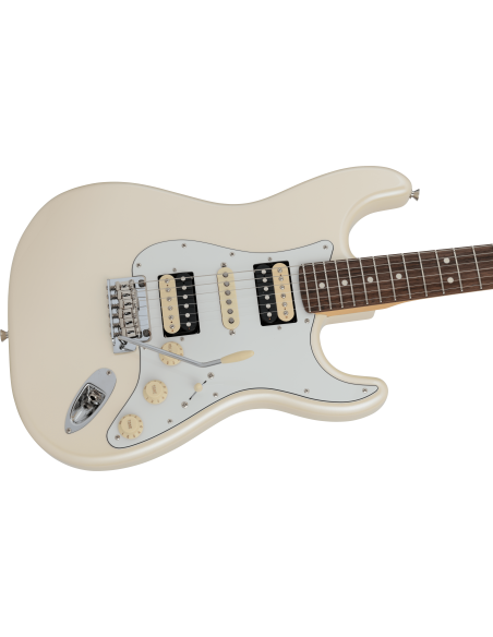 FENDER LTD HYBRID II STRAT HSH RW OLYMPIC PEARL