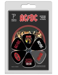 PERRI'S LP-ACDC4 6 PLETTRI AC/DC