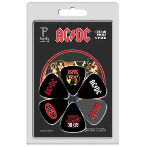 PERRI'S LP-ACDC4 6 PLETTRI AC/DC
