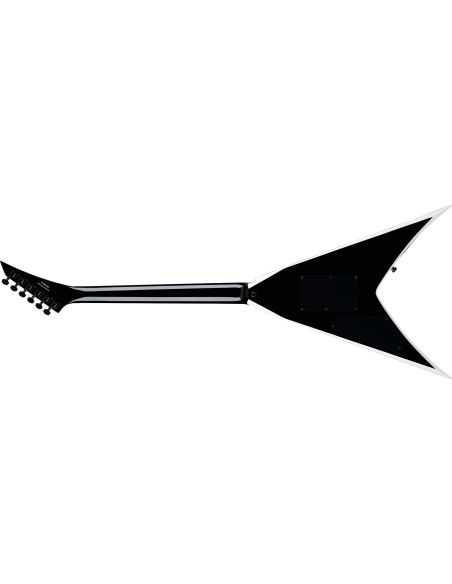 JACKSON PRO WES BORLAND KING V BLACK WITH WIHTE BEVELS