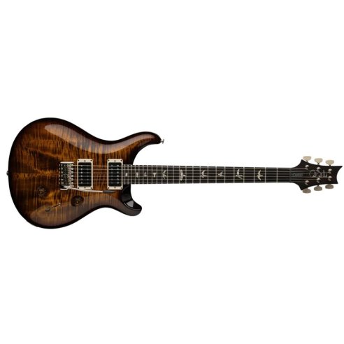 PRS CUSTOM 24-08 10 TOP BLACK GOLD WRAPAROUND BURST