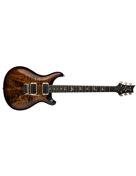 PRS CUSTOM 24-08 10 TOP BLACK GOLD WRAPAROUND BURST