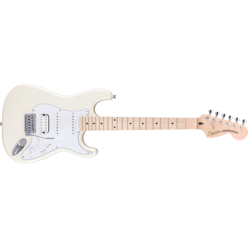 SQUIER FSR AFFINITY STRAT HSS MN PEARL WHITE