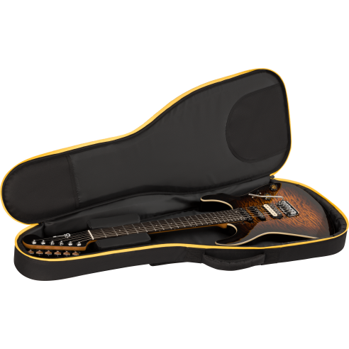 CHARVEL PRO MOD PLUS DK24 E HSS E 2PT QM AMBER TIGER EYE